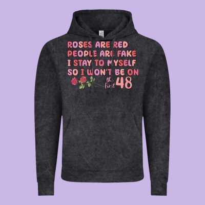 Roses Are Red Vintage Hoodie Designed By Maliassmallbusiness