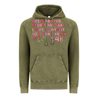 Vintage Olive roses are red Vintage Hoodie - MaliasSmallBusiness