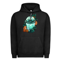 Pigment Black Winter Bobba Cup Urban Hoodie - FaDigitalArtStudio