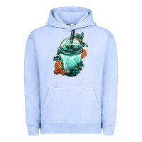 Pigment Grape Ice Winter Bobba Cup Urban Hoodie - FaDigitalArtStudio