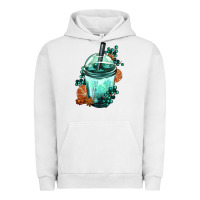 Pigment Lunar Rock Winter Bobba Cup Urban Hoodie - FaDigitalArtStudio