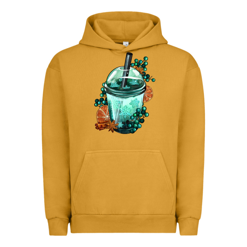 Winter Bobba Cup Urban Hoodie by FaDigitalArtStudio | Teevron