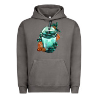 Pigment Tornado Winter Bobba Cup Urban Hoodie - FaDigitalArtStudio