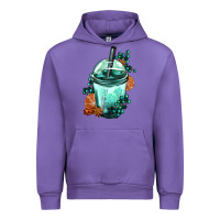 Tulip Winter Bobba Cup Urban Hoodie - FaDigitalArtStudio