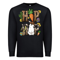 Black Hip hop Easter Bunny Easter Day Premium Sweatshirt - HowdyJamesFarm