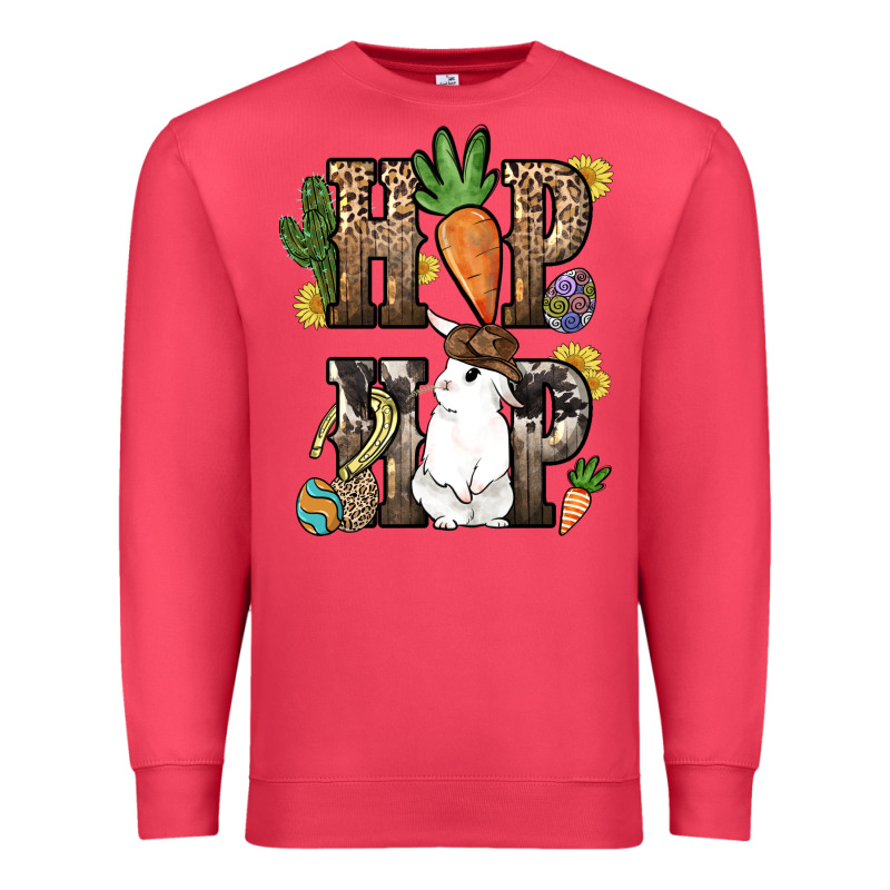 Hip Hop Easter Bunny Easter Day Premium Sweatshirt by HowdyJamesFarm | Teevron