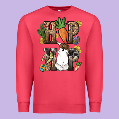 Hip Hop Easter Bunny Easter Day Premium Sweatshirt Designed By Howdyjamesfarm
