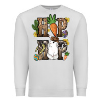 Dove Grey Hip hop Easter Bunny Easter Day Premium Sweatshirt - HowdyJamesFarm