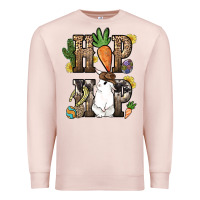Pale Pink Hip hop Easter Bunny Easter Day Premium Sweatshirt - HowdyJamesFarm