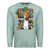 Seafoam Hip hop Easter Bunny Easter Day Premium Sweatshirt - HowdyJamesFarm