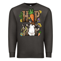 Smoke Hip hop Easter Bunny Easter Day Premium Sweatshirt - HowdyJamesFarm