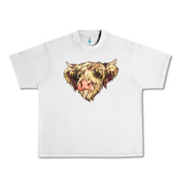 Lunar Rock scottish cow Urban Heavy Tee - NancyCooperArtShop