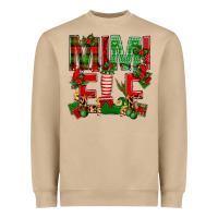 Mushroom Christmas Mimi Elf Heavyweight Sweatshirt - BundleAndBundleShop