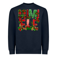 Navy Christmas Mimi Elf Heavyweight Sweatshirt - BundleAndBundleShop