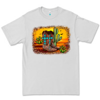 Cross Sunset Backgraund Premium Tee | Teevron