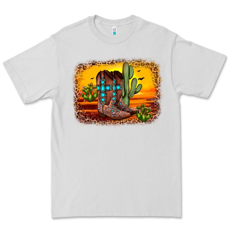 Cross Sunset Backgraund Premium Tee by JahusDesignShop | Teevron