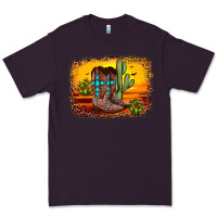Plum cross sunset backgraund Premium Tee - JahusDesignShop