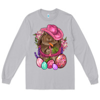Moon Dust Cowboy Rabbit Easter Long Sleeve Tee - BundleAndBundleShop