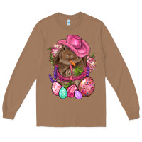 Toasted Coconut Cowboy Rabbit Easter Long Sleeve Tee - BundleAndBundleShop