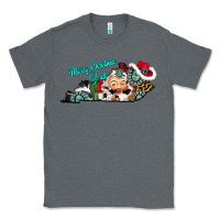 Charcoal Heather merry christmas y'all kentucky Classic Tee - CowhideDigitalArt