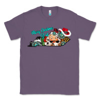 Lavender merry christmas y'all kentucky Classic Tee - CowhideDigitalArt