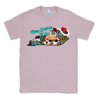 Lilac merry christmas y'all kentucky Classic Tee - CowhideDigitalArt