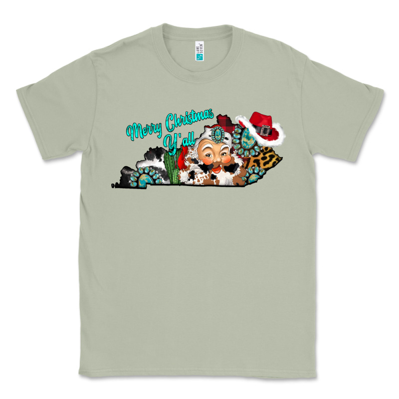 Merry Christmas Y'all Kentucky Classic Tee by CowhideDigitalArt | Teevron