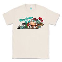 Natural merry christmas y'all kentucky Classic Tee - CowhideDigitalArt