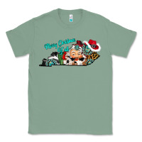 Sage merry christmas y'all kentucky Classic Tee - CowhideDigitalArt
