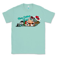 Seafoam merry christmas y'all kentucky Classic Tee - CowhideDigitalArt