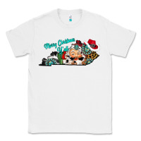 White merry christmas y'all kentucky Classic Tee - CowhideDigitalArt