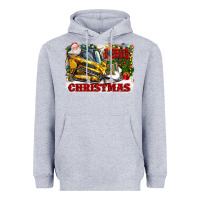 Heather Grey i dig christmas Heavyweight Hoodie - CowGirlArtShop