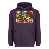Plum i dig christmas Heavyweight Hoodie - CowGirlArtShop