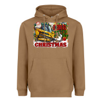 Toasted Coconut i dig christmas Heavyweight Hoodie - CowGirlArtShop