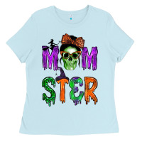 Baby Blue momster Ladies Tee - BundleAndBundleShop