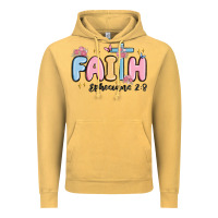Vintage Mustard faith ephesians 2 8 Vintage Hoodie - MaliasSmallBusiness