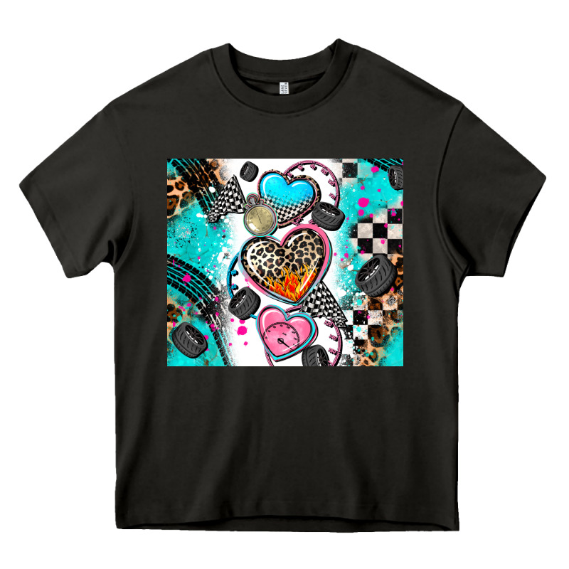 Race Heart Tumbler Heavy Core Tee by AdoDesignShop | Teevron
