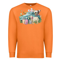 Carrot Easter truck farm animals Easter Day Premium Sweatshirt - HowdyJamesFarm