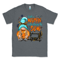 Charcoal Heather just a woman who loves to sew Classic Tee - NancyCooperArtShop