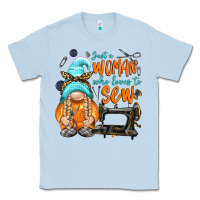 Dusty Blue just a woman who loves to sew Classic Tee - NancyCooperArtShop