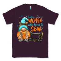 Plum just a woman who loves to sew Classic Tee - NancyCooperArtShop