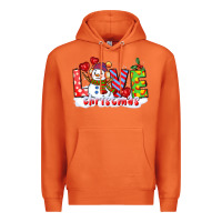 Carrot love christmas snowman Premium Hoodie - CowGirlArtShop