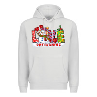 Dove Grey love christmas snowman Premium Hoodie - CowGirlArtShop