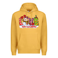 Mustard love christmas snowman Premium Hoodie - CowGirlArtShop