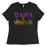 Black teacher of monsters Ladies Tee - BundleAndBundleShop