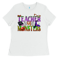 White teacher of monsters Ladies Tee - BundleAndBundleShop