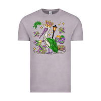 Vintage Zinc mardi gras pelican Vintage Tee - MaliasSmallBusiness