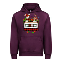 Mauve Wine christmas cassette Urban Hoodie - FaDigitalArtStudio