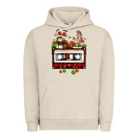 Pigment French Oak christmas cassette Urban Hoodie - FaDigitalArtStudio