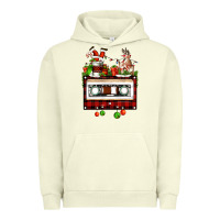 Pigment Pistachio christmas cassette Urban Hoodie - FaDigitalArtStudio